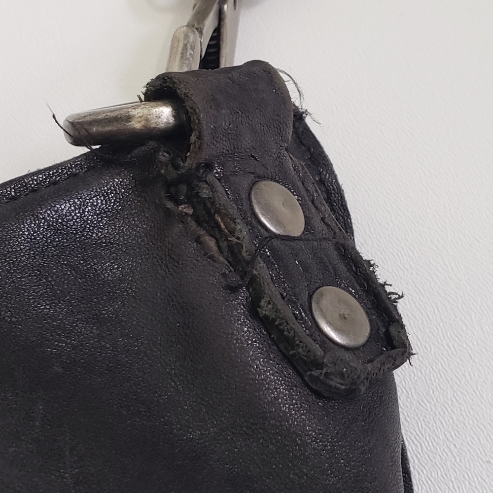 Will Leather Goods Black Lwather Crossbody Purse - Picture 8 of 8